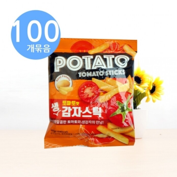 토마토맛 생감자스틱 20g x100개