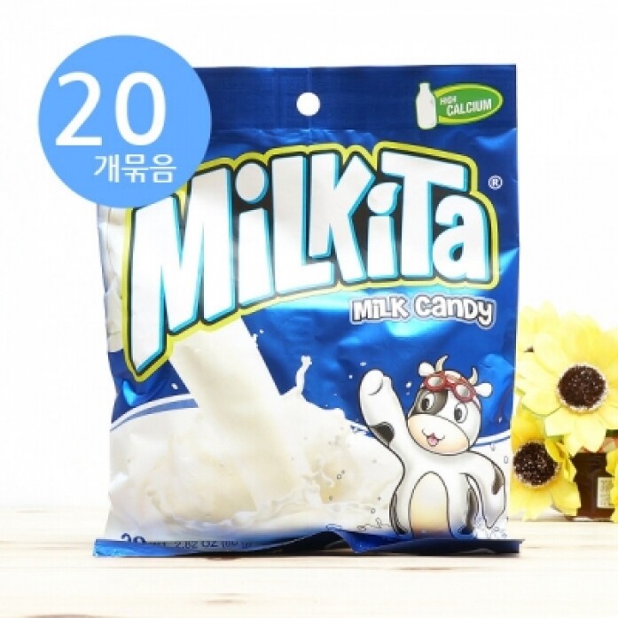 [밀크] 밀키타 밀크 캔디 80g x20개