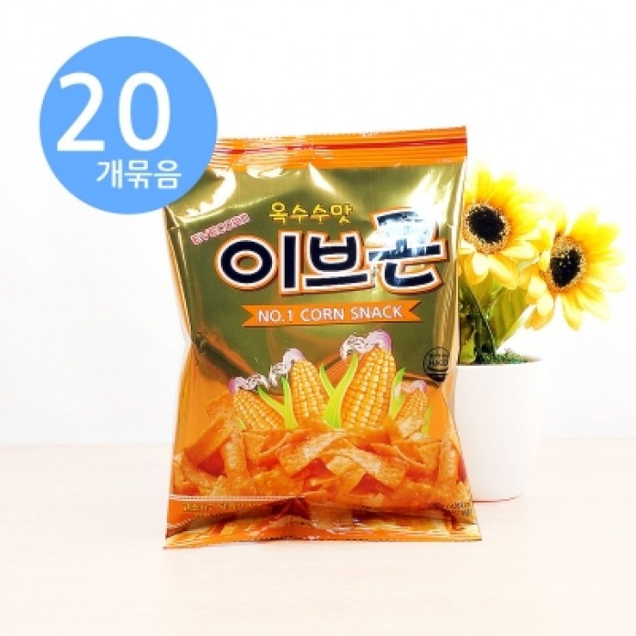 해륙식품 이브콘 옥수수맛 90g x20개