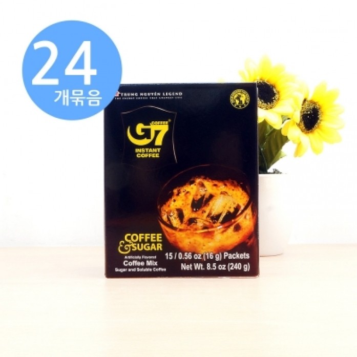 G7 지세븐 커피앤 슈거 240g x24개