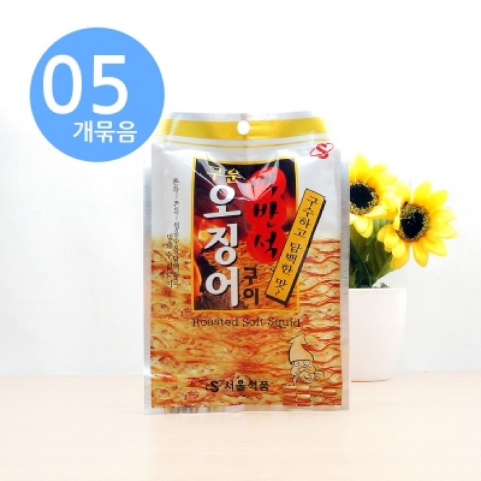 서울식품 맥반석구이 구운오징어 30g x5개