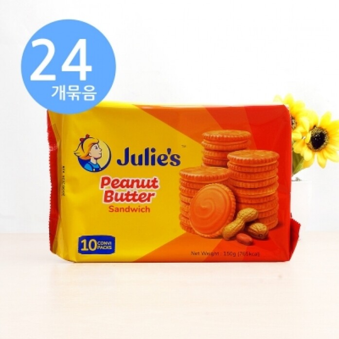 JULIES 줄리스 피넛 버터 샌드위치 150g x24개