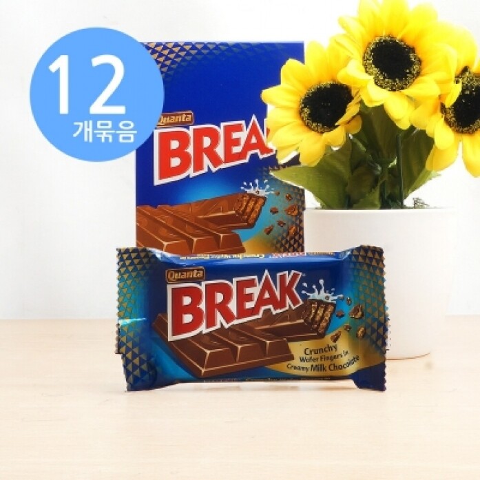 콴타 브레이크 초콜릿 25g x12개