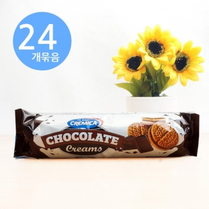 크레미카 초콜릿 크림 비스킷 150g x24개